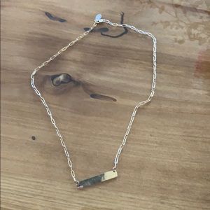 LAYERING PHYLLIS + ROSIE ROCKER BAR NECKLACE